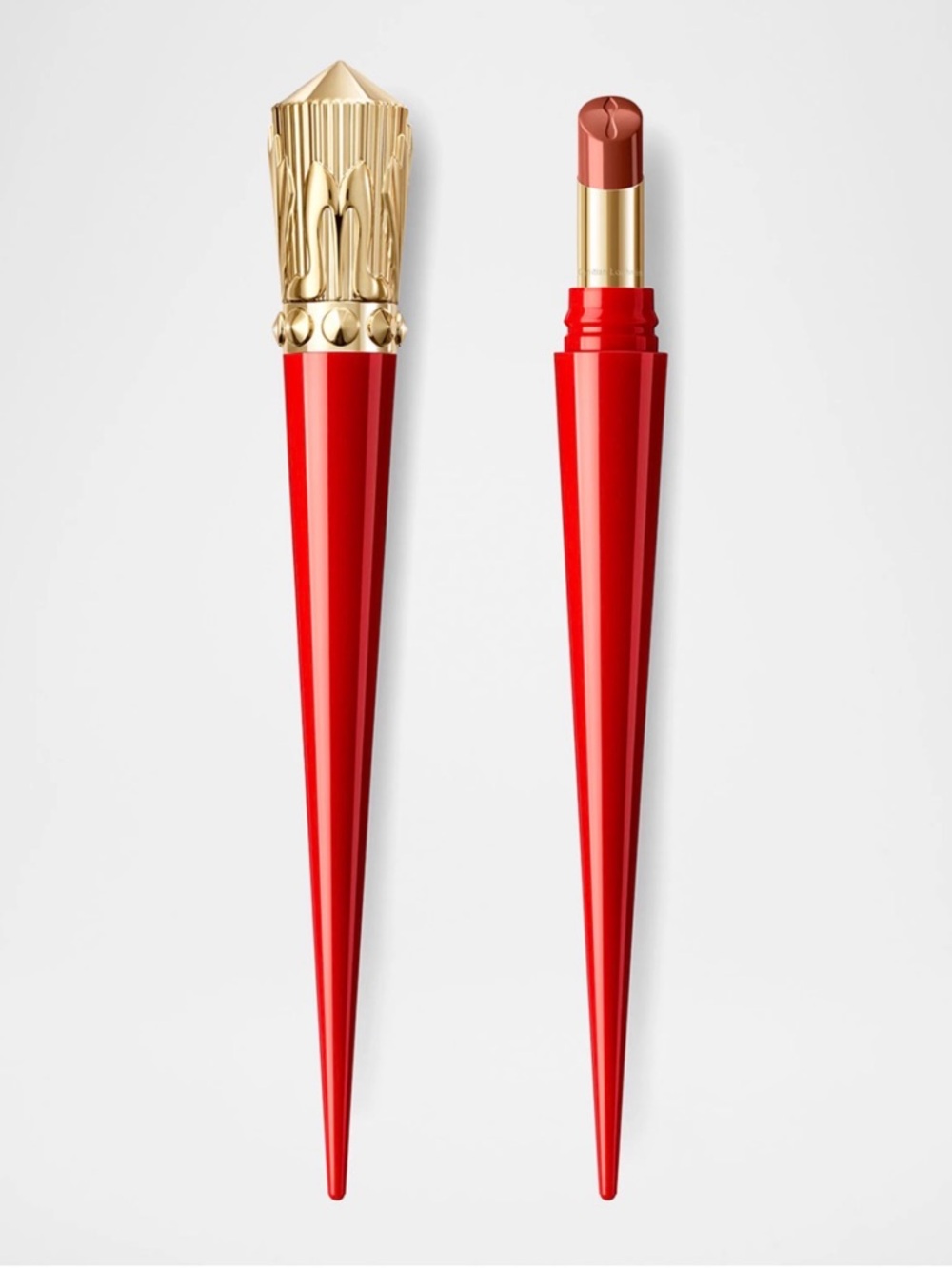Christian Louboutin Slimstick Glossy Shine Lipstick in Bare Rococotte 013S NIB